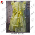JannyBB new design yellow princess girls dress